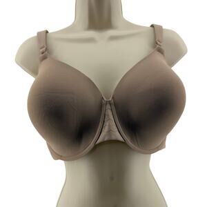 Olga To A Tee Underwire Contour Bra Neutral Beige Womens 38DD